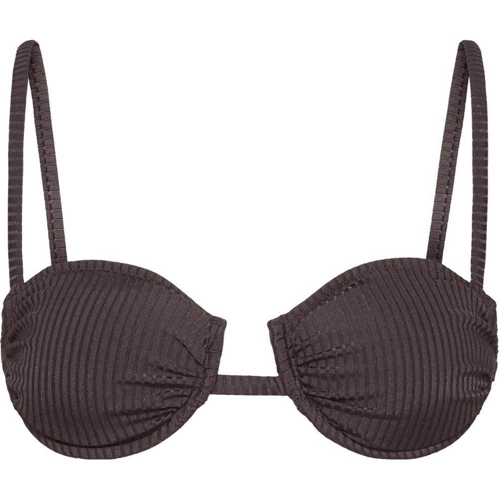 Aya Label Medusa Top in Rib Cacao